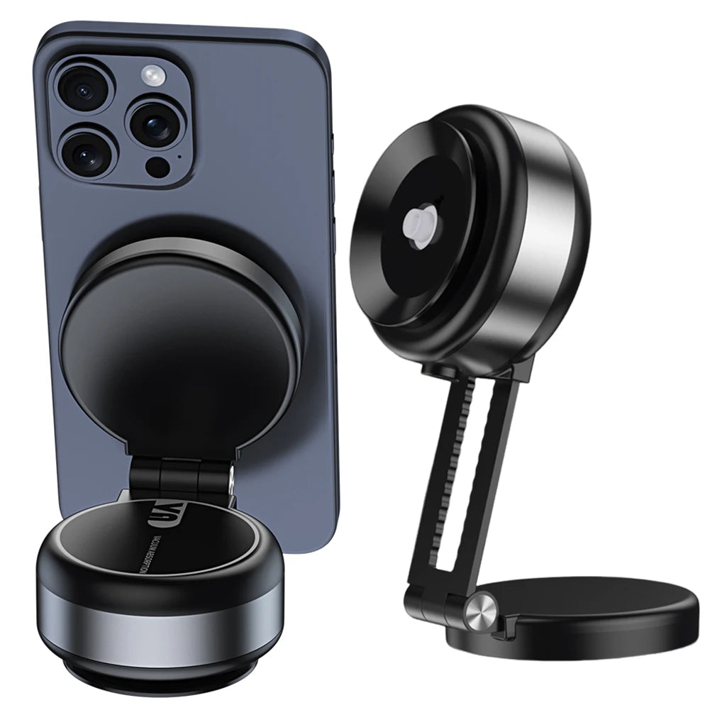 Magnetic Suction Cup Phone Mount for iPhone 16/15/14/13/12 Pro Max Plus Mini Magnetic Phone Holder for Car/Mirror/Smooth Surface