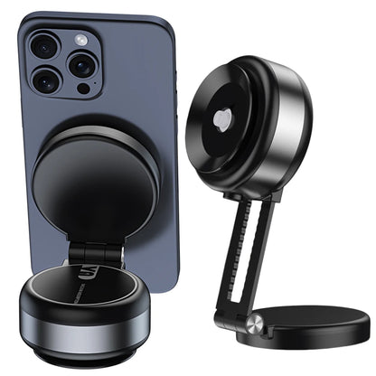 Magnetic Suction Cup Phone Mount for iPhone 16/15/14/13/12 Pro Max Plus Mini Magnetic Phone Holder for Car/Mirror/Smooth Surface