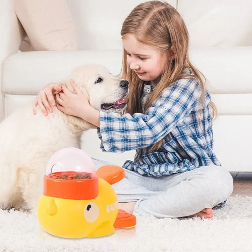 Intelligent Dog Automatic Feeder Cartoon Large Capacity Pet Feeding Machine Anti-slip Pet Automatic Feeder Toys Food Utensils
