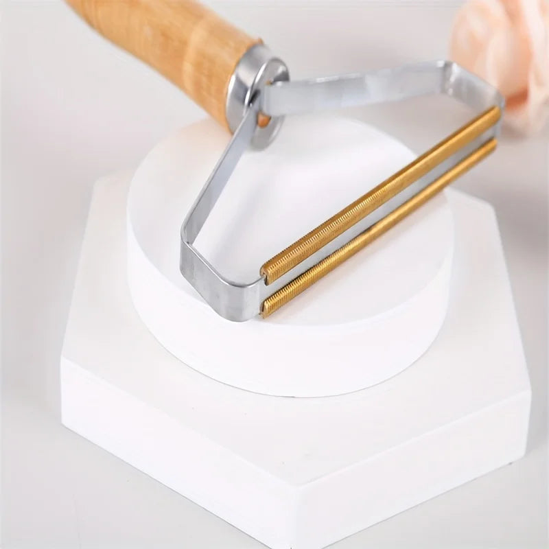 Manual Lint Remover for Fabric Care, Cashmere Sweater and Wool Coat Hair Removal Tool, Portable Fuzz Shaver Without Electricity