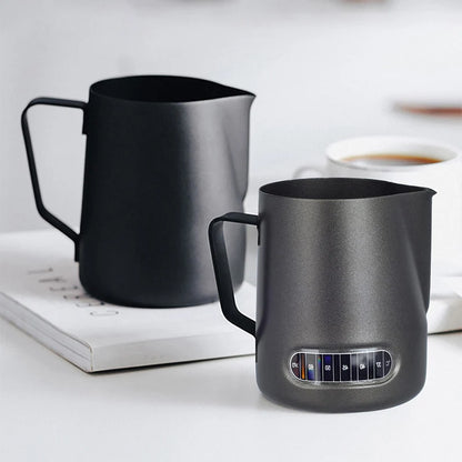 Coffee Latte Milk Frothing Jug Milk Frother Pitcher Stainless Steel Jug Espresso Barista Pitcher Milk Pot Coffee Accessories