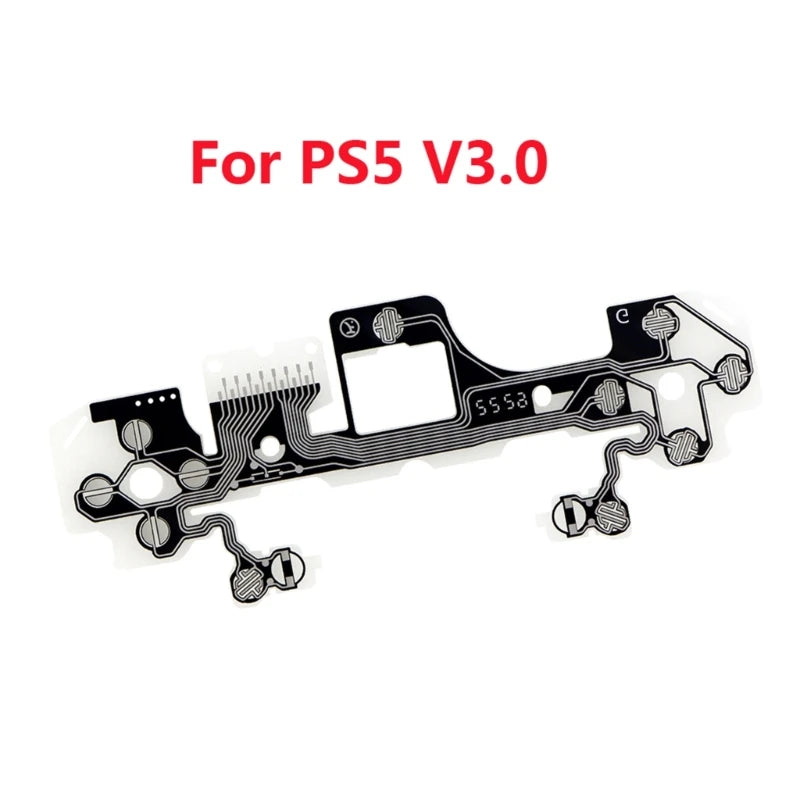For PS5 V3.0 Controller Replacement Handle Keypad Repair Pads Flexible Shake Controller Membrane Conductive Film