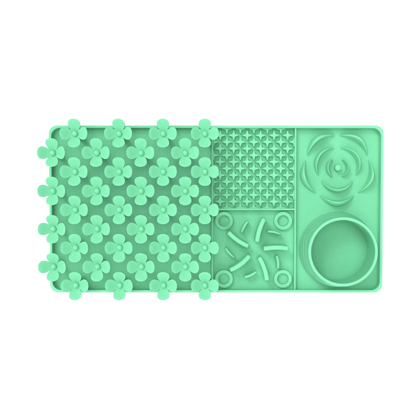 Pet Licking Mat Pet Silicone Eating Ware Dog Slow Food Mat Placemat  Dog Feeder Supplies Suction Cup Dog Bathing Distraction