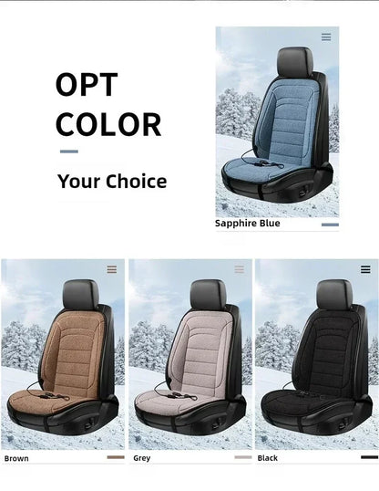 Heated Car Seat Cover Car Heating Cushion Winter Heated Seats Car Seat Warmer 12V Seat Cushion For Back And Seat
