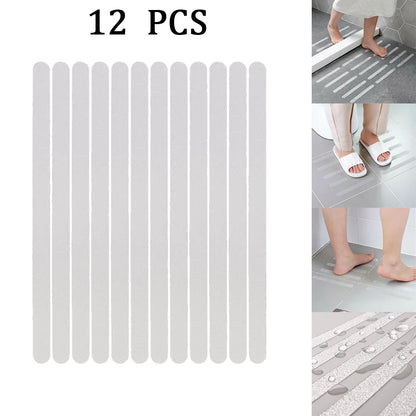 Anti-slip Strips Bathtub Shower Mat Non Slip On Tiles Grip High Quality PEVA Safety Tape 12PCS White Anti Slip