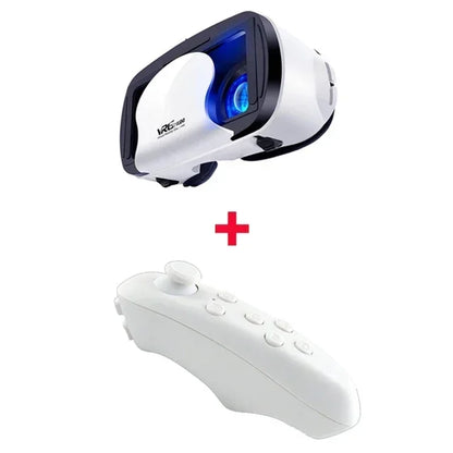 2025 New VR Headset 3D Virtual Reality Glasses 7" Stereo Headset with Remote Controller for IOS Android Smartphones