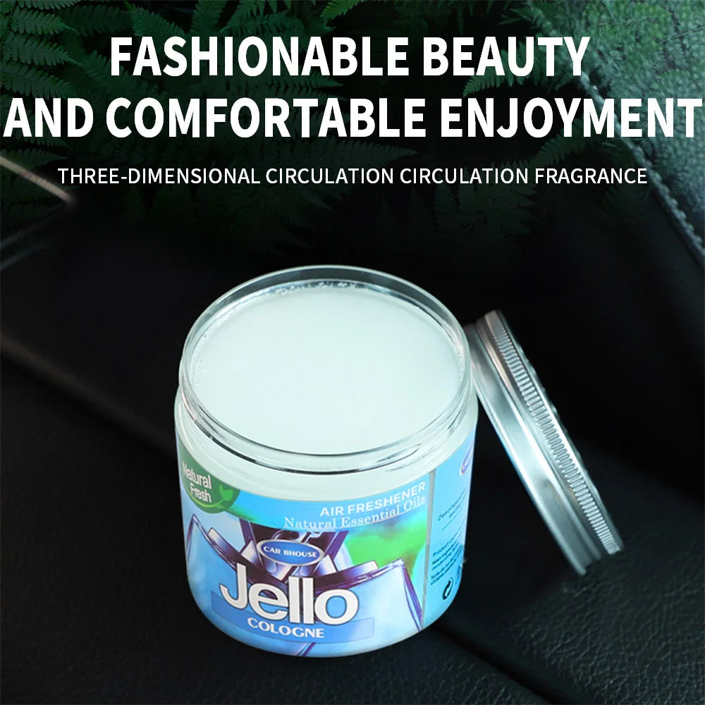 Car Air Freshener Solid Balm Cologne Lavender Lemon Vanilla Odor Eliminator Long-lasting Perfume Scent Ornament Auto Accessoies