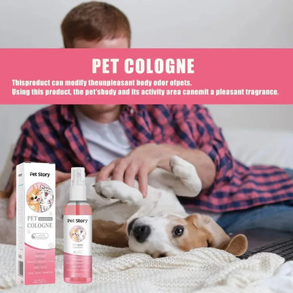 100ml Cruelty-Free Pet Perfume Odor Eliminator Cologne Spray Scented Private Label Calm Skin Deodorizing for Dog Cat