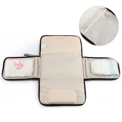 Travel Diaper Changing Mat Waterproof Folding Diaper Organizer Bag Lightweight Changing Mat For Parks Shopping Malls Restaurants
