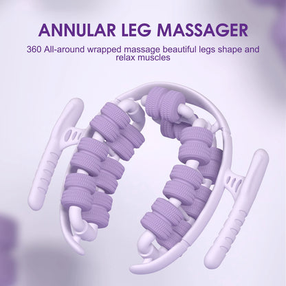 Leg Massager Portable 28 Wheel Leg Massager For Yoga Dancing Running Fitness Rehabilitation Training Sports Relaxing Supplies