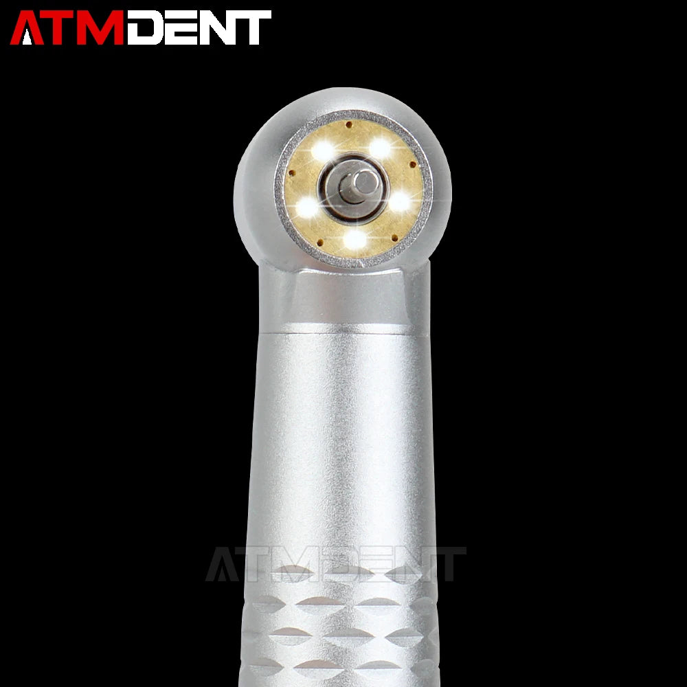 Dental 5 LED Light High Speed Handpiece 5 Water Sprays 2/4 Air Turbine Holes Dental Material