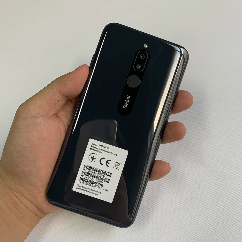 Original Xiaomi Redmi 8 4GB 64GB 4G Smartphone Dual SIM 6.22'' 12MP+2MP+8MP 4700 mAh Snapdragon 439 Octa-Core 4G LTE MobilePhone