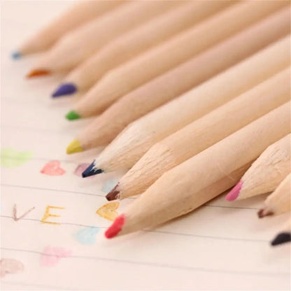 Creativity Crayon Student Pencil 12 Color Drawing Art Colored Pencil Student Stationery Portable Painting Pencil