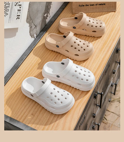 Women Clogs 2024 New Arrival Thick Platform Sandals Comfortable Fashion Slippers Summer Beach Slides