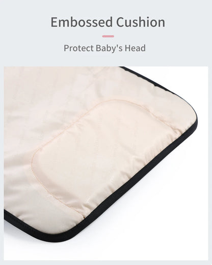 Portable Baby Changing Mat Infant Multifunction Diaper Changing Pad Newborn 2 IN 1 Waterproof Changing Pad Cover Storage Bag