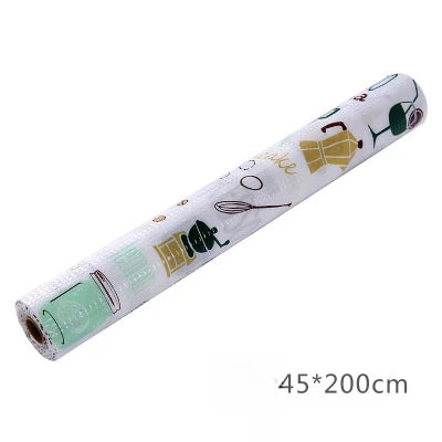 1 Roll Can Cut Table Mat Drawers Cabinet Shelf Liners Cartoon Cupboard Placemat Waterproof Oil Thickened Kitchen Stickers