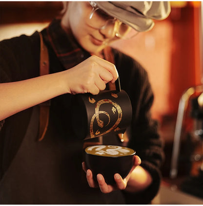 MHW-3BOMBER Coffee Milk Frothing Jug Latte Art Cup Stainless Steel Milk Frother Pitcher Jug Espresso Coffee Accessories