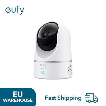 (EU stock)Eufy Security Indoor Cam 2K Indoor Security Camera Pit Pivot Security Camera