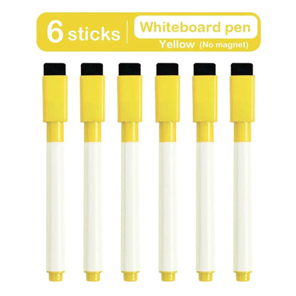 Multi-color optional magnetic whiteboard pens can absorb erasable markers office cultural and educational supplies