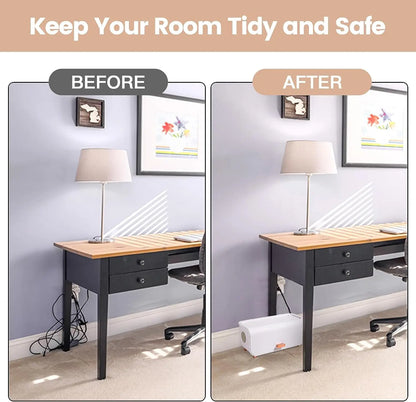 Cable/Cord Organizer Box, Cord Management Box to Hide Wires & Power Strips, Cord Hider Box, Desk Charger Cable Organizer