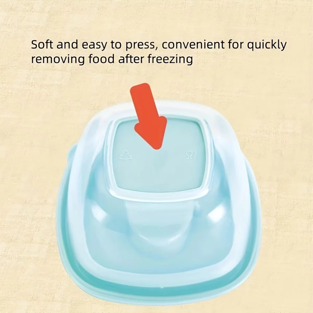 4Pcs Square Reusable Baby Food Sealing Container with Lid, Perfect for Kitchen Storage and Storage & Sealed of Baby Food