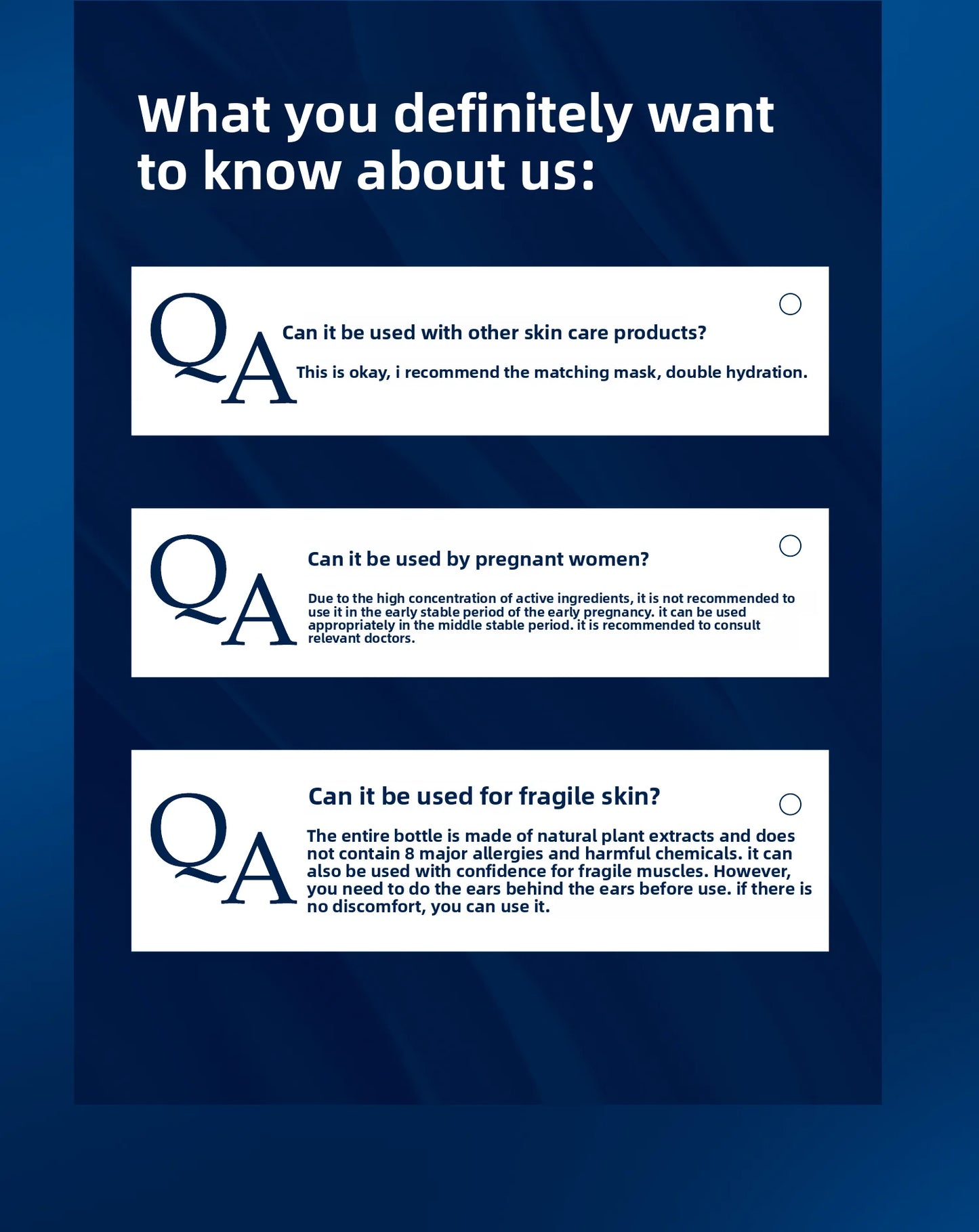 Hyaluronic acid Serum Anti-Aging Moisturizing Shrink Pores Hydrating Whitening Essence For Microneedle Instruments Skin Care