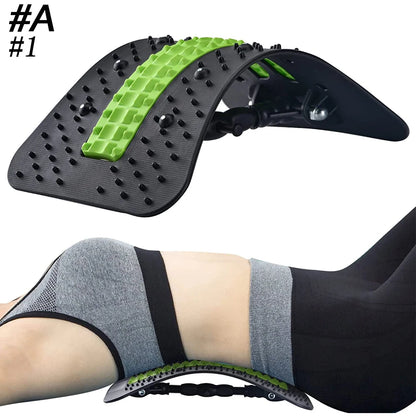 Back Stretcher,6th Generation Upgraded Back Massager,Back Cracker for Lower Back PainRelief Lumbar Support,with Magnetic Massage