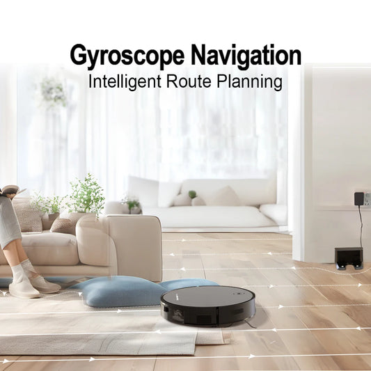 Robot Vacuum Cleaner Combo Mop,4000PA Suction Robotic,WiFi/Voice Control,Auto-Recharge,Pet Hair For Home Vacuum Cleaning Robot