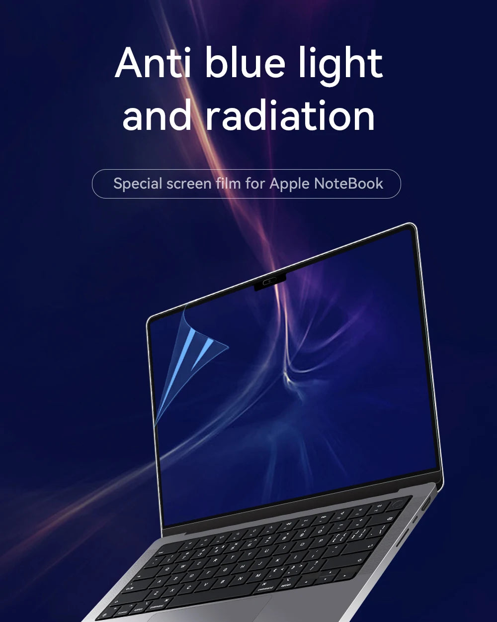 Newest Anti-blue Light Screen Protector Film for Macbook Pro 16 2023 2021 A2780 A2485 2019 A2141 Matte Anti-reflective Guard