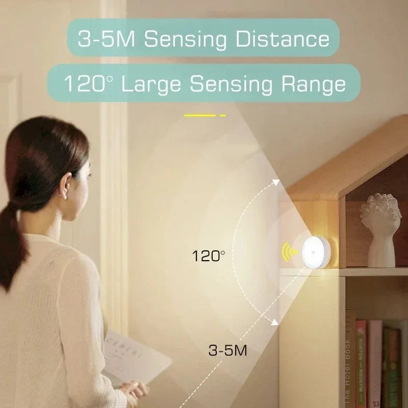 LED night light, motion sensing light, USB charging wireless bedside light, wardrobe light, kitchen corridor wardrobe light, l