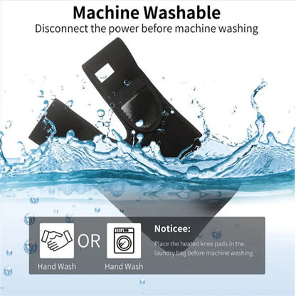 New Electric Heating Knee Pads Relieve Pain Relief Support Brace Therapy Joint Injury Recovery Rehabilitation For Arthritis Leg