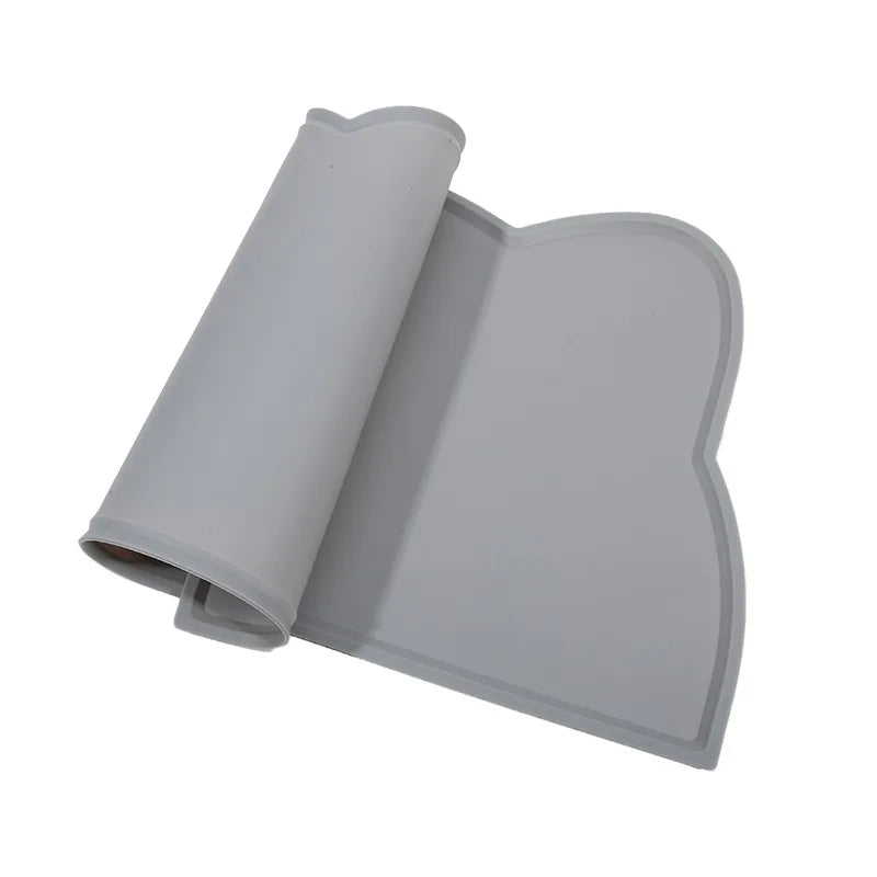 Silicone Pet Feeding Dog Cat Bowl Food Mat Non-Stick Waterproof Pet Food Feeding Pad Puppy Feeder Tray Water Cushion Placemat