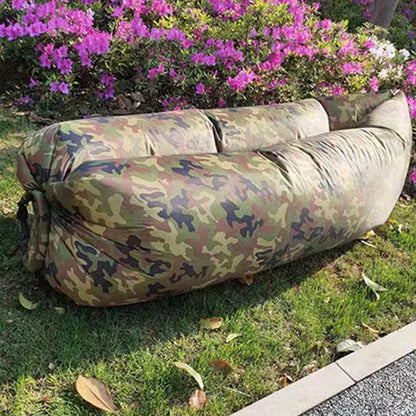 Camping Hiking Portable Foldable Inflatable Sleeping Mat Camping Single Air Mat Camping Travel Mattress Garden Beach Air Mat