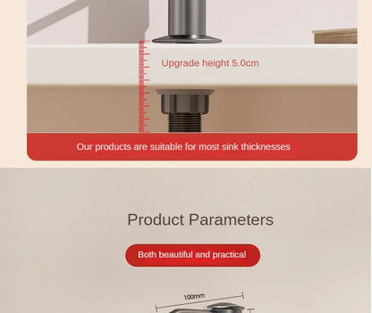 Kitchen Sink Soap Dispenser Detergent Soap Extender Detergent Presser for Detergent and Hand Soap Kitchen Accessories