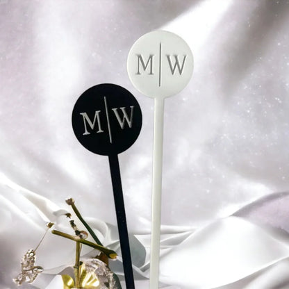 Personalized Letter Stirrer Wedding Drink Stirrers   Custom Cocktail Stirrers Custom Drink Stirrers For Party