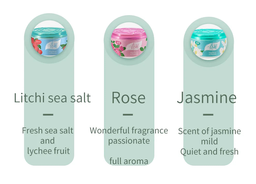 3PCS Home freshener Car Air Freshener Home Deodorizing Solid Scent Lavender Fragrance Flavors Home Decor Accessories