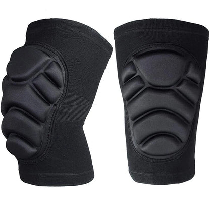 1Pair Premium Knee & Elbow Pads - Thick EVA Foam Protection for Sports & Work - Anti-Slip Design for Basketball/Volleyball/Work