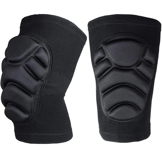 1Pair Premium Knee & Elbow Pads - Thick EVA Foam Protection for Sports & Work - Anti-Slip Design for Basketball/Volleyball/Work