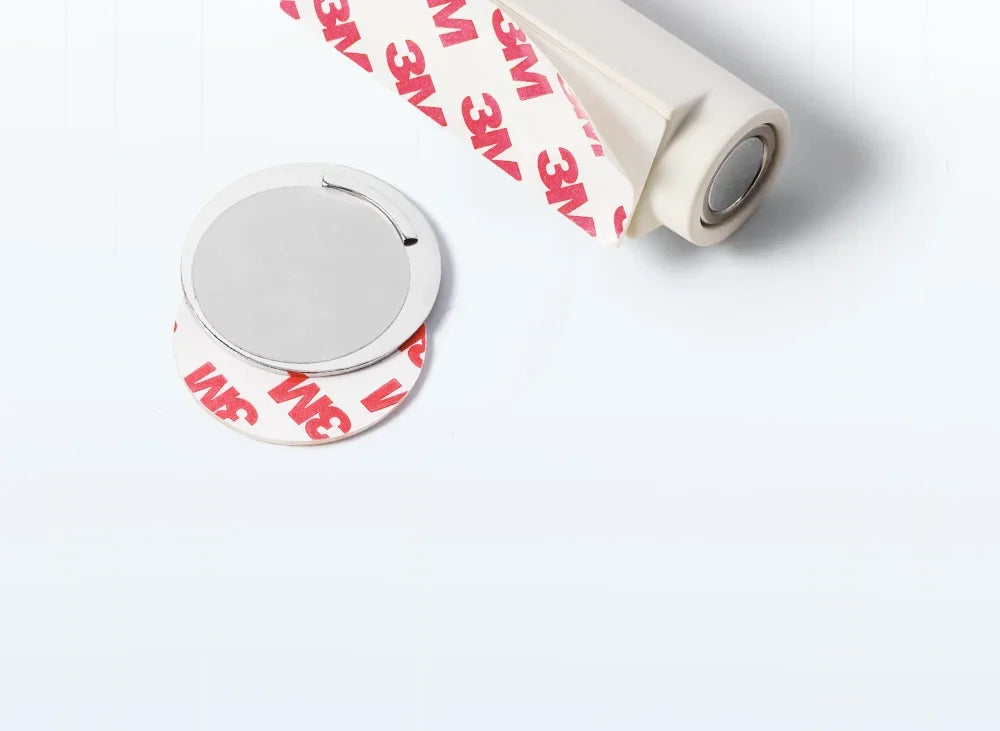 Stainless steel magnetic door stopper, gray black nail free door base, door hardware Door close prevention Door stop door closer