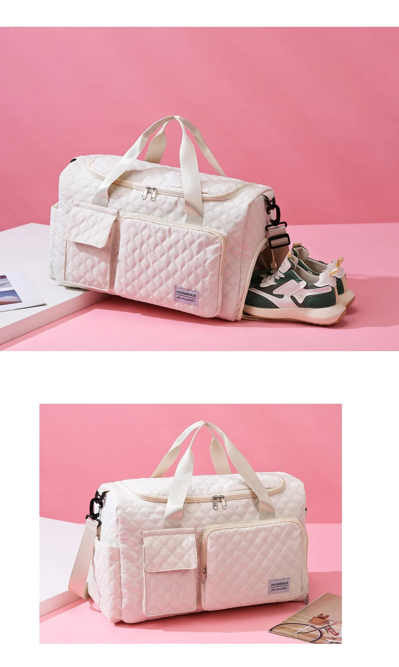 Fashion Travel Bag Handbags Large Capacity Carry On Luggage Bags Men Women Shoulder Outdoor Tote Waterproof Sport Gym Bag