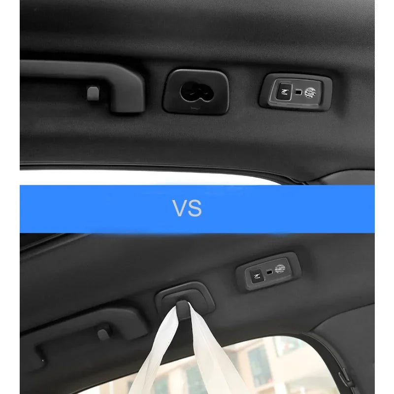 For Volvo XC40 XC60 18-20 For XC90 S90 V90 16-20 Car Hanger Hooks Rear Row Roof Hook 1 Pair Interior Accessories Stowing
