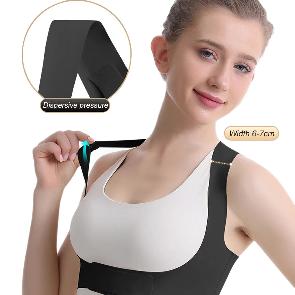 Back Posture Corrector Brace for Women Breathable Back Posture Correction Back Support Belt Adjustable Shoulder for Students