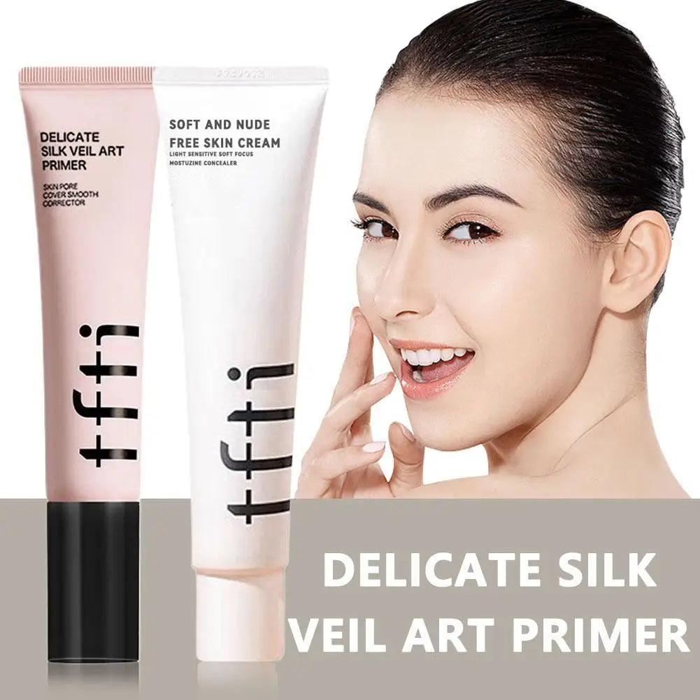 TFIT Facial Primer Makeup Moisturize Conceal Blemishe Hide Pore Improve Skin Tone Brightening Facial Skin Korean Cosmetic Makeup