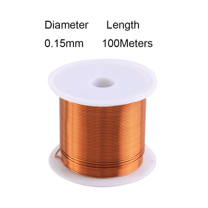 1coils/3 coils copper wire 0.04-0.31mm cable copper wire electromagnetic wire enameled copper winding wire copper paint wire