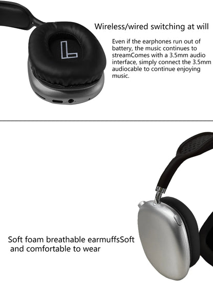 Jerry 5.3 Headset wireless headset, HIFI360° panoramic sound, rotary switch button, esports gaming wireless headset