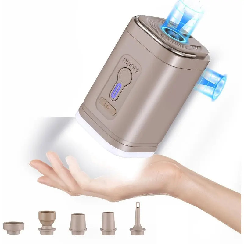 Electric Air Pump Portable Wireless Air Compressor Inflator Deflator Pumps for Inflatable Cushions Air Beds Boat Swimming Ring
