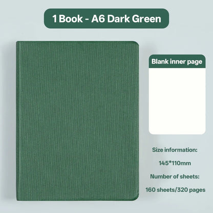 Notebooks A6 360P Lined/Blank Page Diary Planner Journal Notepad Stationery For Office School Supplies Bullet Sketch Agenda 2025