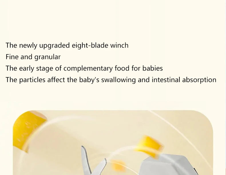 Multi functional food processor, household food processor, baby food grinder, garlic puree blender, kitchen tool