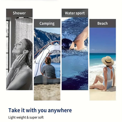 Beach Towel Marine Life Yhua Pattern Sunscreen And Windproof Suitable For Beach Pool Camping Travel Beach Blanket