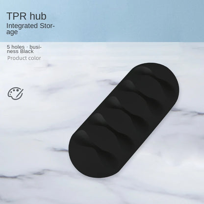Cable Clips Cord Organizers Holder Adhesive Silicone Desk Winder Cable Holder Desktop Wire Wrapped Office Accessories gift